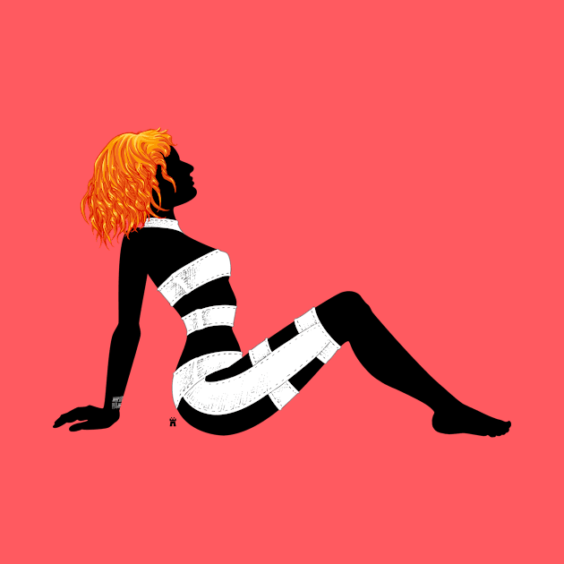 Leeloo Mudflap by castlepop