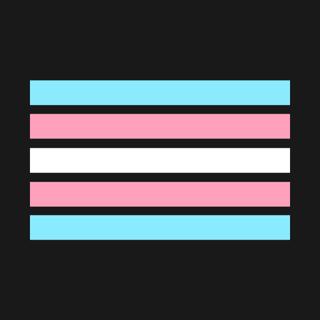 Spaced Trans Pride Flag by SillyStarlight