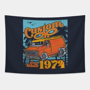 Retro Van Custom Made 1974 Dad's Birthday Vintage Tapestry