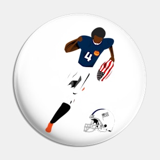 American football T-Shirt Edit Pin