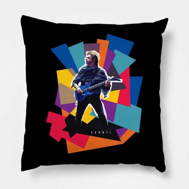 Gustavo Cerati Soda Stereo 3 Pillow by Sauher