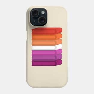 Lesbian Book Stack Phone Case