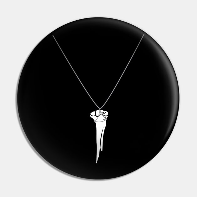 Bone Necklace Pin by SirWren