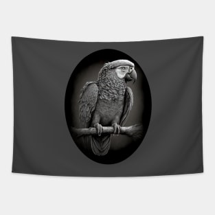 African Grey Parrot Tapestry