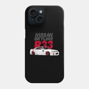 Skyline R33 (red) Phone Case