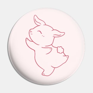 Claude Rabbit Happy Go Lucky | Bunniesmee Wedding Edition Pin