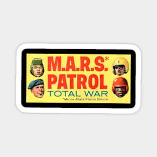 M.A.R.S. Patrol - Total War Gold Key 1960s Magnet