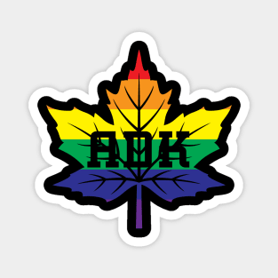 Pride Leaf ADK Logo Magnet