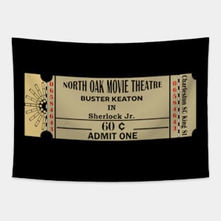 Vintage movie theater ticket Tapestry