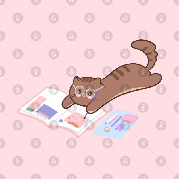 Cat Journaling Bujo Journal Planner by tinyfloofstar