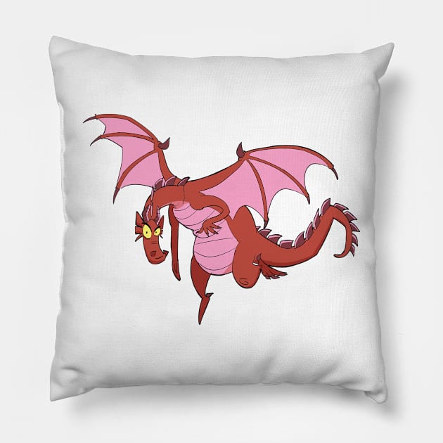 Wyrm on the wing Pillow by Slack Wyrm