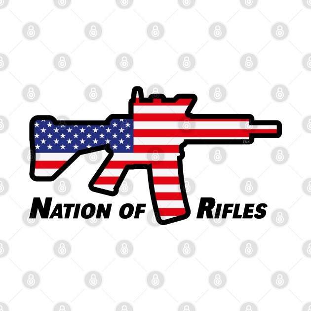 Nation Of Rifles (USA / United States Of America) by MrFaulbaum