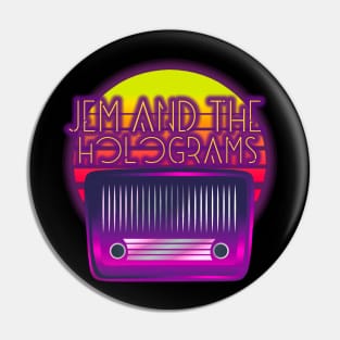 jem and the holograms retro Pin