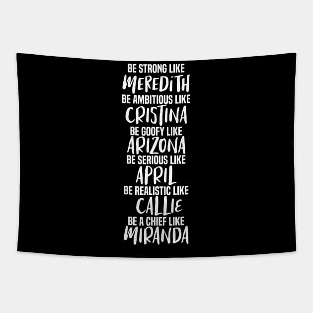 Grey's Anatomy Tapestry by C_ceconello