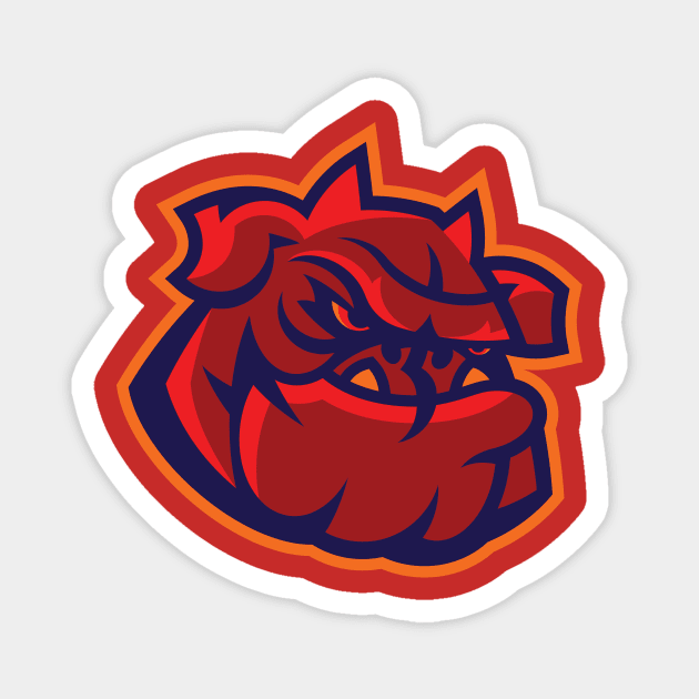 Devil Dog Magnet by kylewright