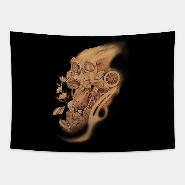 Clockwork Death Tapestry by Tattoocesar