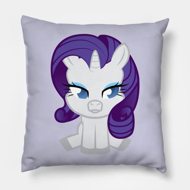 MLP Updated: Rarity Pillow by Tooniefied