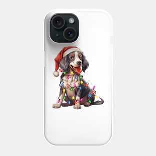 Christmas English Setter Phone Case