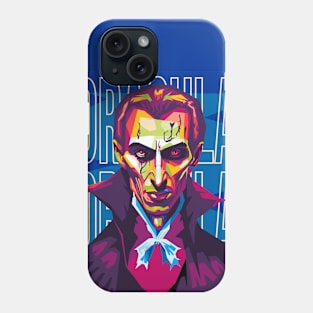 dracula vampire wpap Phone Case