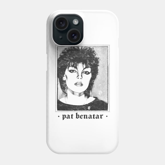 Pat Benatar / Retro 80s Style Fan Design Phone Case by DankFutura
