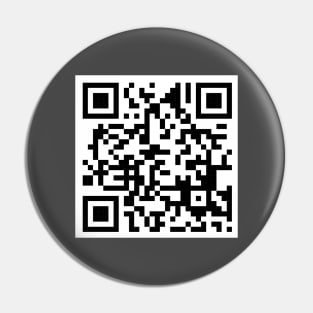 QR Code - Never gonna give you up Pin