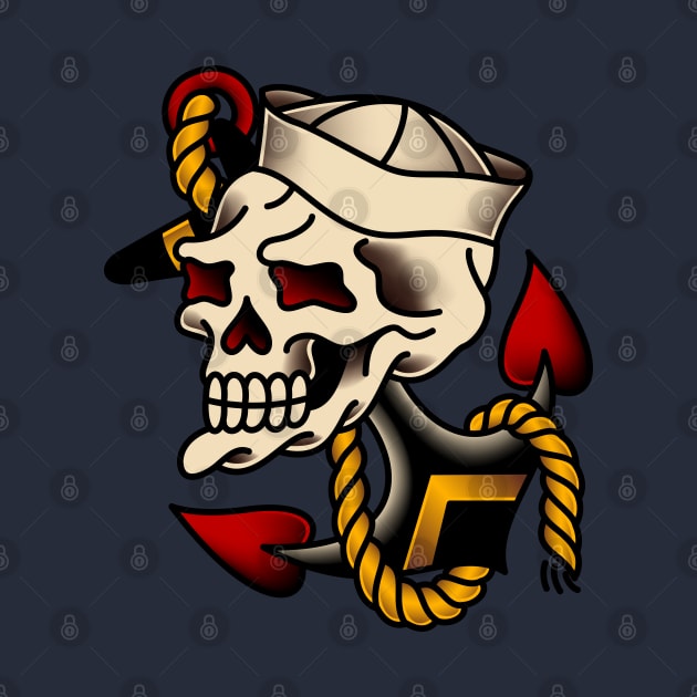 Skull Anchor by OldSalt