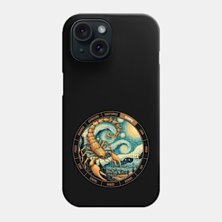 ZODIAC Scorpio - Astrological SCORPIO - SCORPIO - ZODIAC sign - Van Gogh style - 1 Phone Case