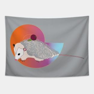 Fig, Spiral and Opossum Tapestry