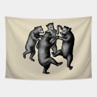 Frolicking Bears Tapestry