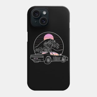 Retro Testarossa Japanese Wave Phone Case