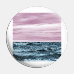 Pink skies over the ocean Pin