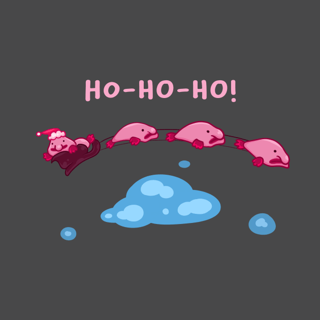 Santa Blobfish Claus Ho-Ho-Ho! by manydoodles