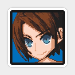 Resident Evil Jill Valentine Pixel Art Magnet