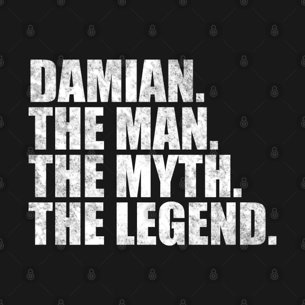 Damian Legend Damian Name Damian given name by TeeLogic