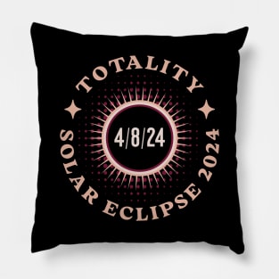 Totality Total Solar Eclipse USA April 2024 Pillow