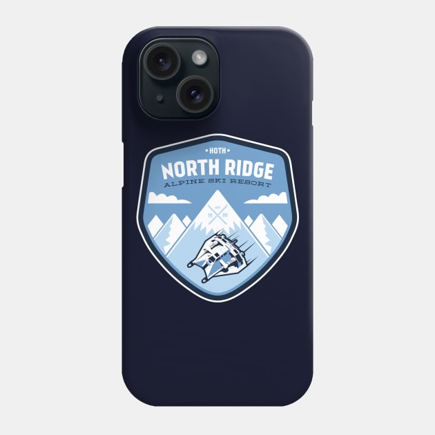 North Ridge Ski Resort Phone Case by Stationjack