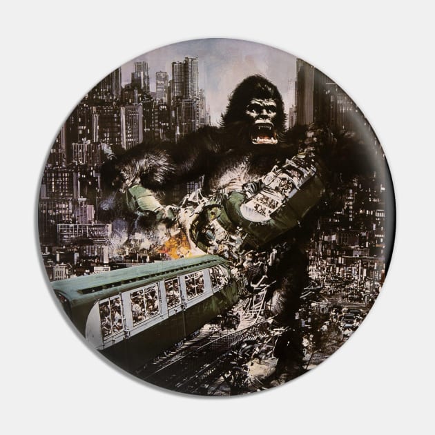 King Kong Japanese Pin by ribandcheese