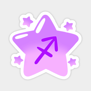 Astrological Sign Star - Sagittarius Magnet