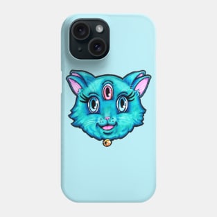 Three-Eyed Four-Eared Kitty Phone Case