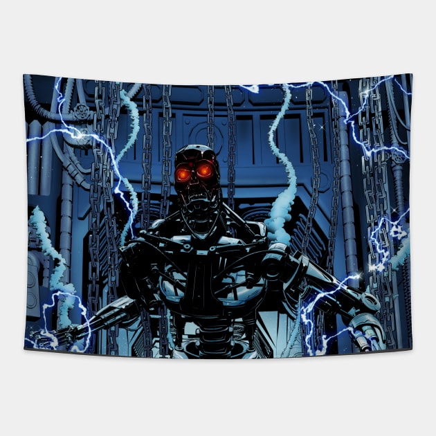 Terminator Tempest Tapestry by SimonBreeze