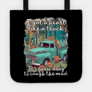 Classic I Got A Heart Like A Truck Day Gift Tote