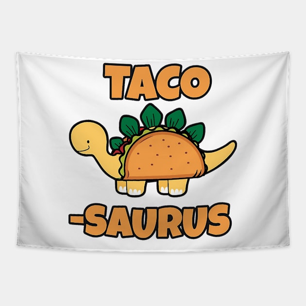 Taco Saurus Tapestry by catalinahogan