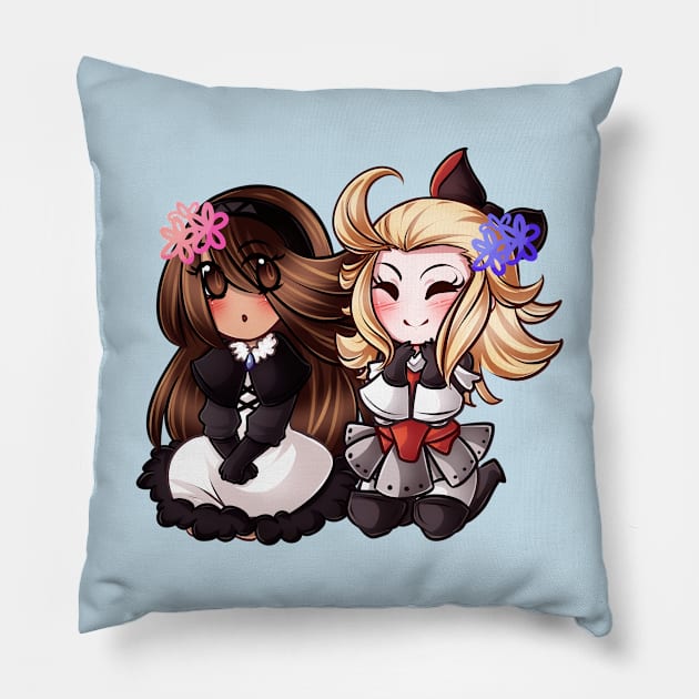 Best Friends Pillow by lythweird