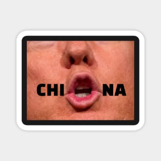 Funny Donald Trump Saying CHINA Facemask Political Humor Magnet