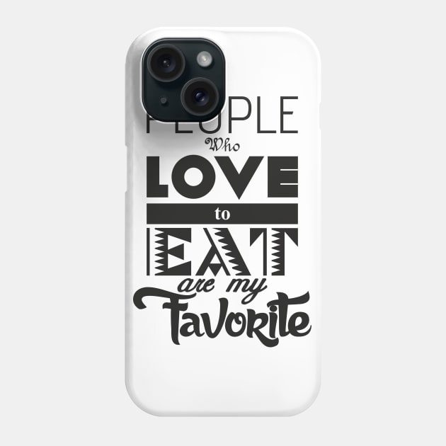 People who love to eat Phone Case by nektarinchen