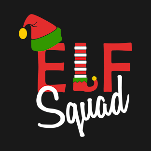 Elf Squad Christmas Matching Family Xmas Group T-Shirt