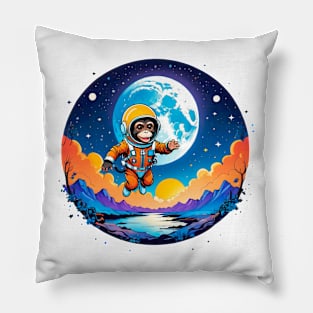 Space Monkey Pillow