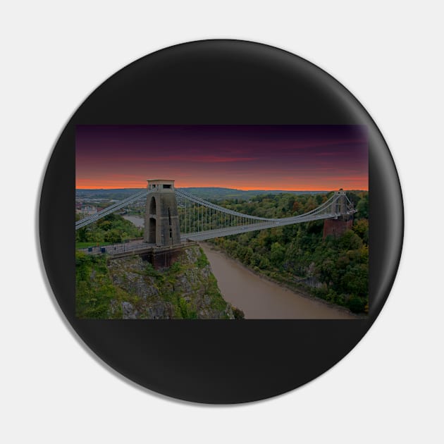 Clifton Suspension Bridge Pin by Graz-Photos