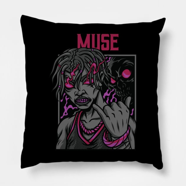 Hypebeast Muse Band Pillow by Pantat Kering