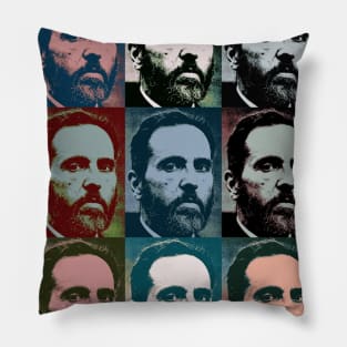 Jack Smith - Pop Art - Profile - subdued Pillow